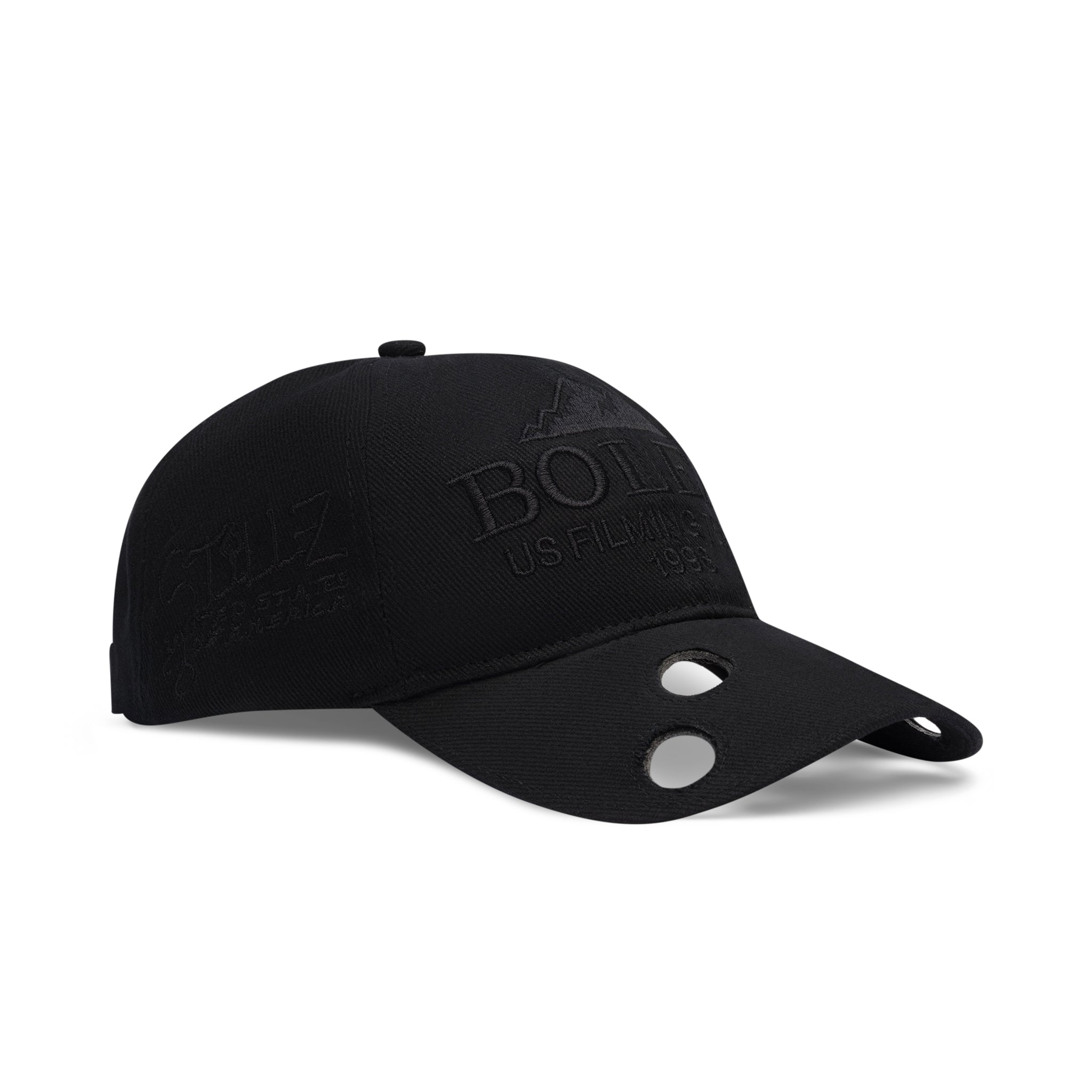 BOLEX 6-PANEL HAT [BLACK] – Stay Stillz